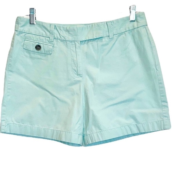 Ann Taylor Size 4 Mint Green Chino Shorts - Picture 1 of 5